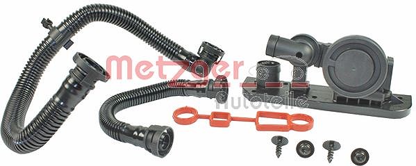 Metzger Autoteile Reparatursatz, Kurbelgehäuseentlüftung [Hersteller-Nr. 2385048] für VW, Audi