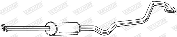 Walker Mittelschalldämpfer [Hersteller-Nr. 22782] für Nissan