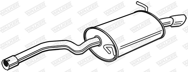 Walker Endschalldämpfer [Hersteller-Nr. 22916] für Audi