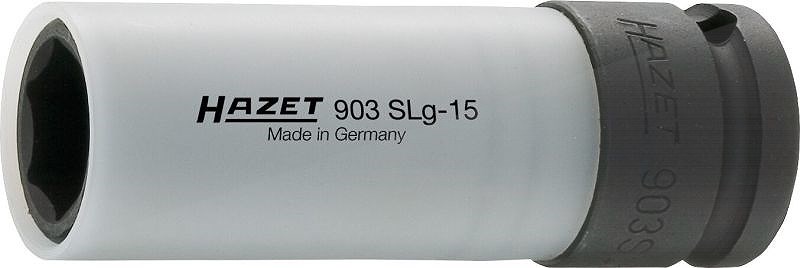 Hazet Kraft-Steckschlüsseleinsatz - 1/2 - Sechskant - 15mm [Hersteller-Nr. 903SLG-15]