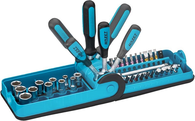 Hazet Steckschlüssel- und Bit Satz „Smart Case“ - 6,3 mm (1/4) 38-tlg. [Hersteller-Nr. 856-1]