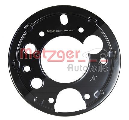 Metzger Autoteile Spritzblech, Bremsscheibe [Hersteller-Nr. 6115185] für Mercedes-Benz