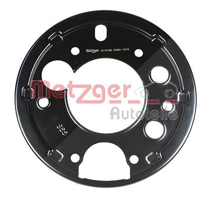 Metzger Autoteile Spritzblech, Bremsscheibe [Hersteller-Nr. 6115186] für Mercedes-Benz
