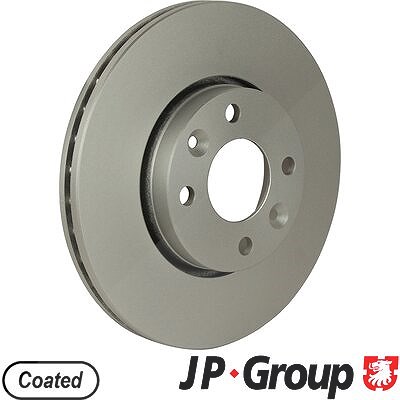 Jp Group 1x Bremsscheibe [Hersteller-Nr. 4363100800] für Dacia, Renault, Nissan, Lada