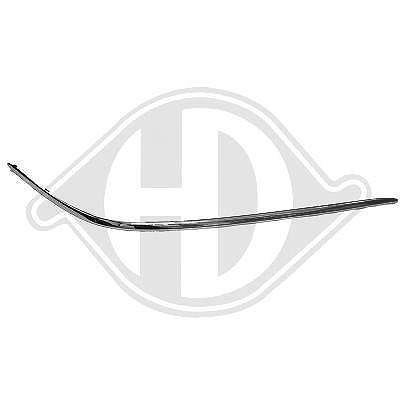 Diederichs Zier-/Schutzleiste, Stoßfänger [Hersteller-Nr. 1646065] für Mercedes-Benz