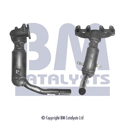 Bm Catalysts Katalysator inkl. Montagesatz [Hersteller-Nr. BM91536H] für Fiat, Lancia