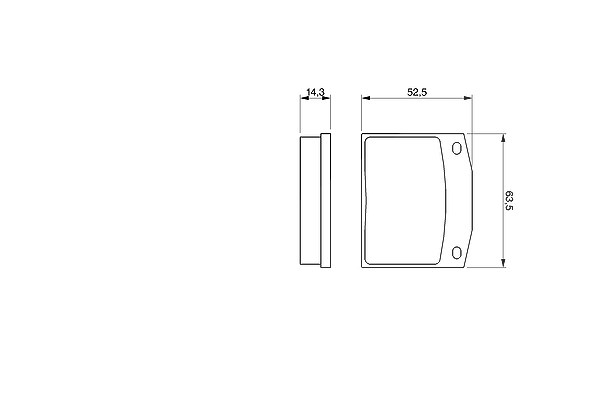 Bosch Bremsbelagsatz, Scheibenbremse [Hersteller-Nr. 0986464852] für Honda