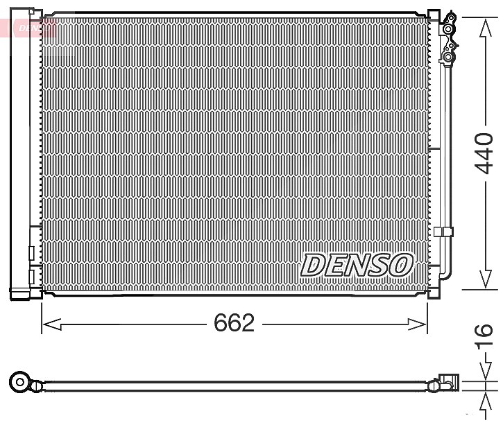 Denso Kondensator, Klimaanlage [Hersteller-Nr. DCN05032] für BMW