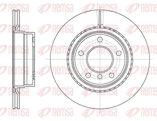 Kawe 1x Bremsscheibe [Hersteller-Nr. 6123110] für BMW