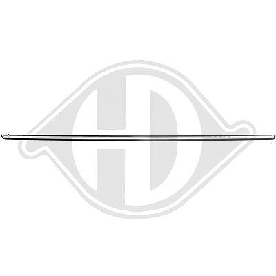 Diederichs Zier-/Schutzleiste, Tür [Hersteller-Nr. 1611035] für Mercedes-Benz