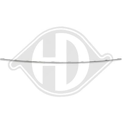 Diederichs Zier-/Schutzleiste, Kühlergitter [Hersteller-Nr. 7832144] für Skoda