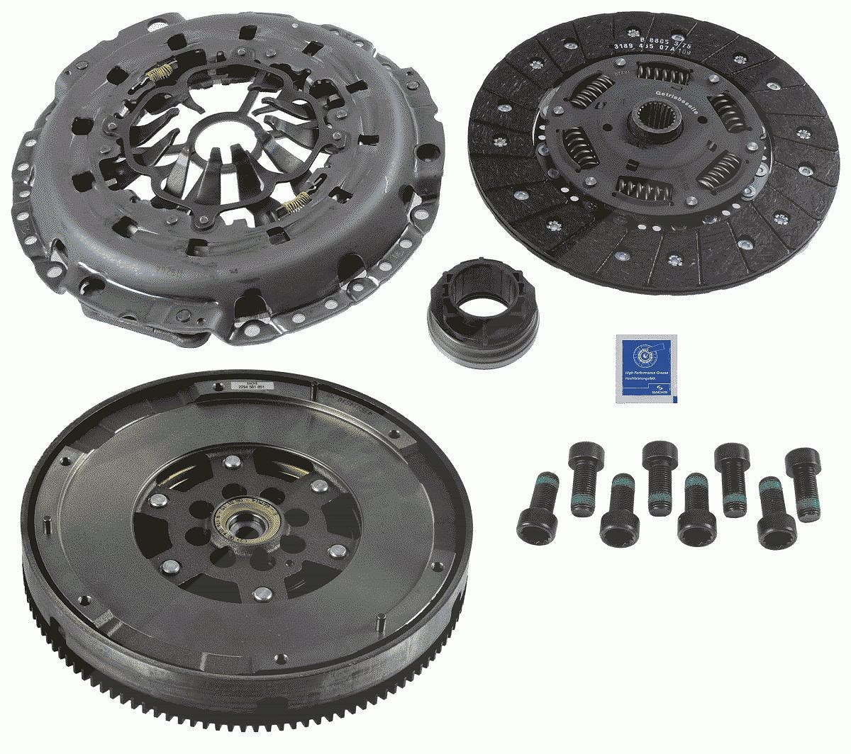 Sachs Kupplungssatz [Hersteller-Nr. 2290601113] für Audi, Skoda, VW