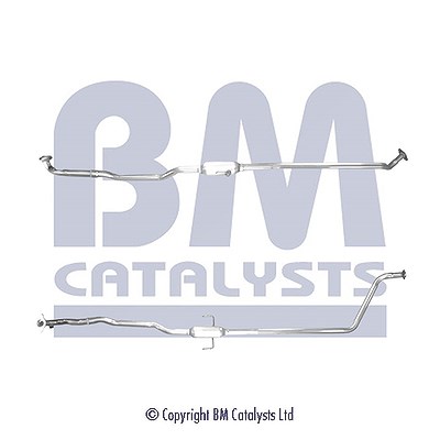 Bm Catalysts Abgasrohr [Hersteller-Nr. BM50528] für Peugeot, Toyota, Citroën