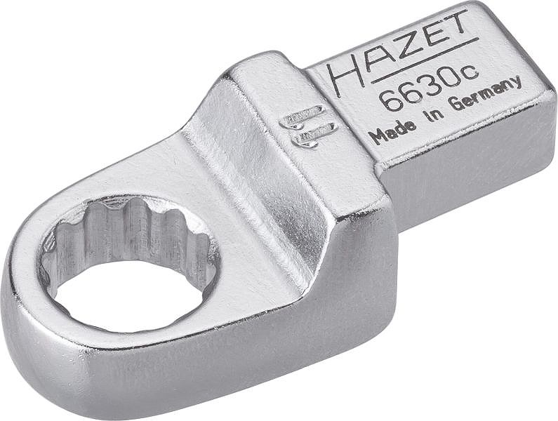 Hazet Einsteck-Ringschlüssel - Vierkant 9x12mm - Sechskant - 11mm [Hersteller-Nr. 6630C-11]