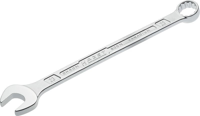Hazet Ring-Maulschlüssel - Doppel-Sechskant-Tractionsprofil - 23 mm [Hersteller-Nr. 600N-23]