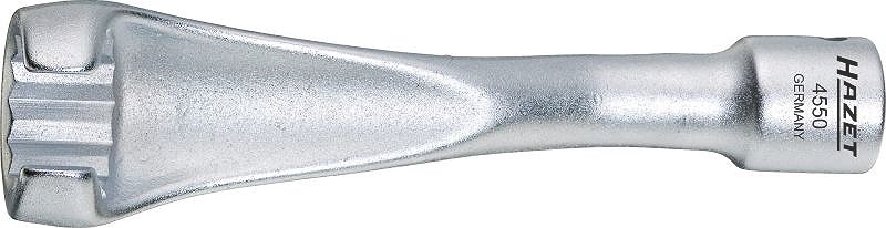 Hazet Einspritzleituns-Schlüssel Doppel-Sechskant Profil 17mm [Hersteller-Nr. 4550]