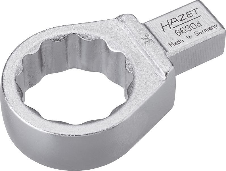 Hazet Einsteck-Ringschlüssel - Vierkant 14x18mm - Sechskant - 34mm [Hersteller-Nr. 6630D-34]