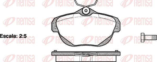 Kawe Bremsbelagsatz, Scheibenbremse [Hersteller-Nr. 120300] für Citroën