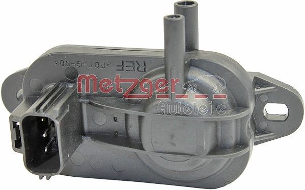 Metzger Autoteile Sensor, Abgasdruck [Hersteller-Nr. 0906258] für Volvo, Land Rover, Jaguar, Mazda, Ford