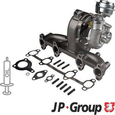 Jp Group Turbolader 713672-5006S [Hersteller-Nr. 1117401700] für Audi, VW, Skoda, Seat