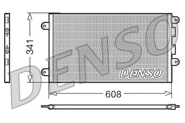 Denso Kondensator, Klimaanlage [Hersteller-Nr. DCN01012] für Alfa Romeo