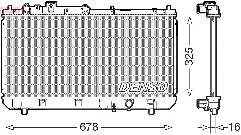 Denso Kühler, Motorkühlung [Hersteller-Nr. DRM44032] für Mazda