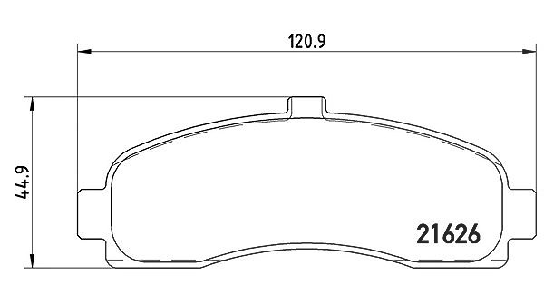 Magneti Marelli Bremsbelagsatz, Scheibenbremse [Hersteller-Nr. 363700456031] für Nissan