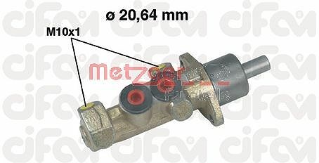 Metzger Autoteile Hauptbremszylinder [Hersteller-Nr. 202-242] für Renault