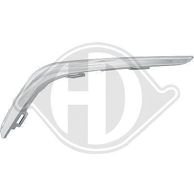 Diederichs Zier-/Schutzleiste, Stoßfänger [Hersteller-Nr. 4211243] für Peugeot