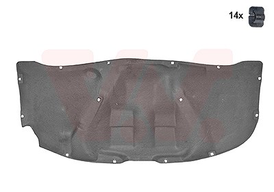 Van Wezel Motorraumdämmung [Hersteller-Nr. 5836460] für VW