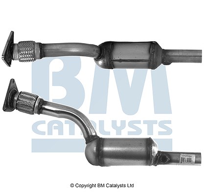 Bm Catalysts Katalysator mit Anbauteilen [Hersteller-Nr. BM91255H] für Renault