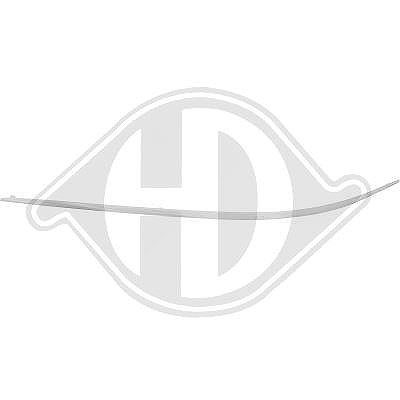 Diederichs Zier-/Schutzleiste, Stoßfänger [Hersteller-Nr. 1626065] für Mercedes-Benz