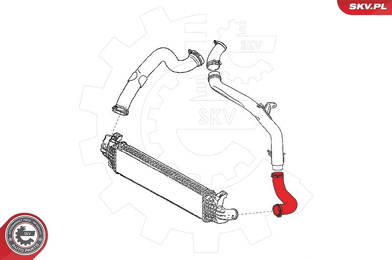 Esen Skv Ladeluftschlauch [Hersteller-Nr. 24SKV876] für Volvo