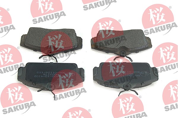 Sakura Bremsbelagsatz, Scheibenbremse [Hersteller-Nr. 600-10-4102] für Nissan