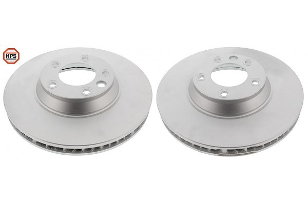 Mapco 1x Bremsscheibe Vorderachse Belüftet [Hersteller-Nr. 25950/5HPS] für Audi, Porsche, VW