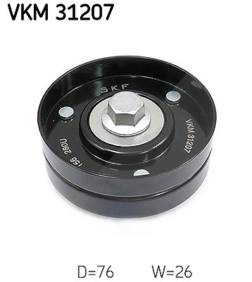 Skf Umlenk-/Führungsrolle, Keilrippenriemen [Hersteller-Nr. VKM31207] für VW, Seat, Skoda