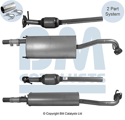 Bm Catalysts Katalysator [Hersteller-Nr. BM91875H] für Lexus