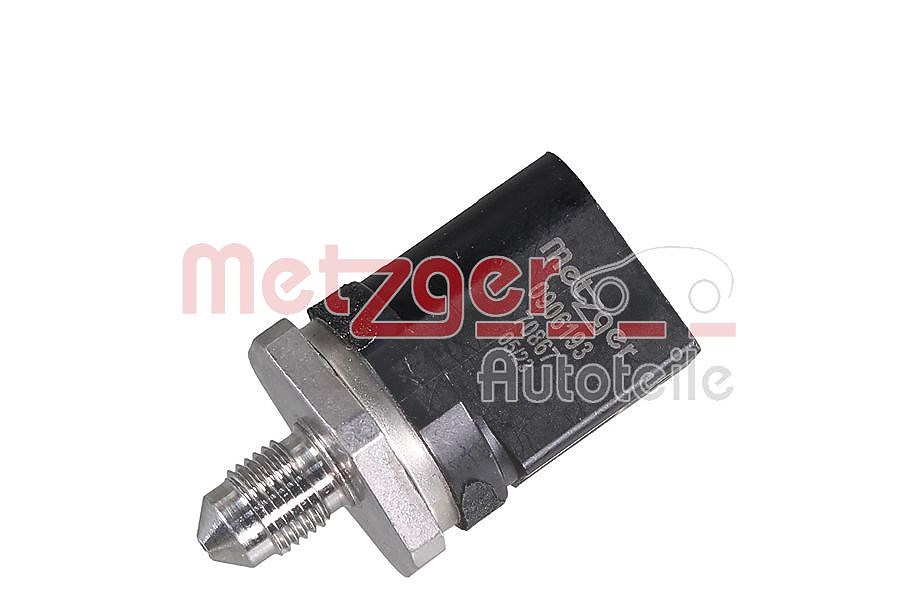 Metzger Autoteile Sensor, Kraftstoffdruck [Hersteller-Nr. 0906193] für Seat, Audi, VW, Skoda