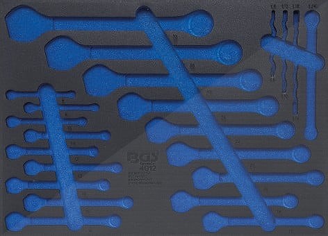 Bgs Werkstattwageneinlage 3/3 - leer - für Art. 4012 [Hersteller-Nr. 4012-5]