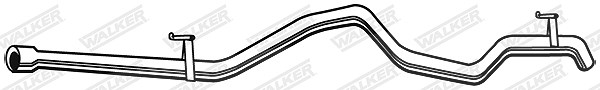 Walker Abgasrohr [Hersteller-Nr. 02975] für VW