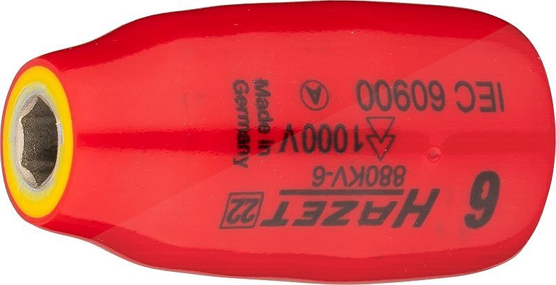 Hazet Steckschlüsseleinsatz - 3/8 - Sechskant-Tractionsprofil - 6mm [Hersteller-Nr. 880KV-6]