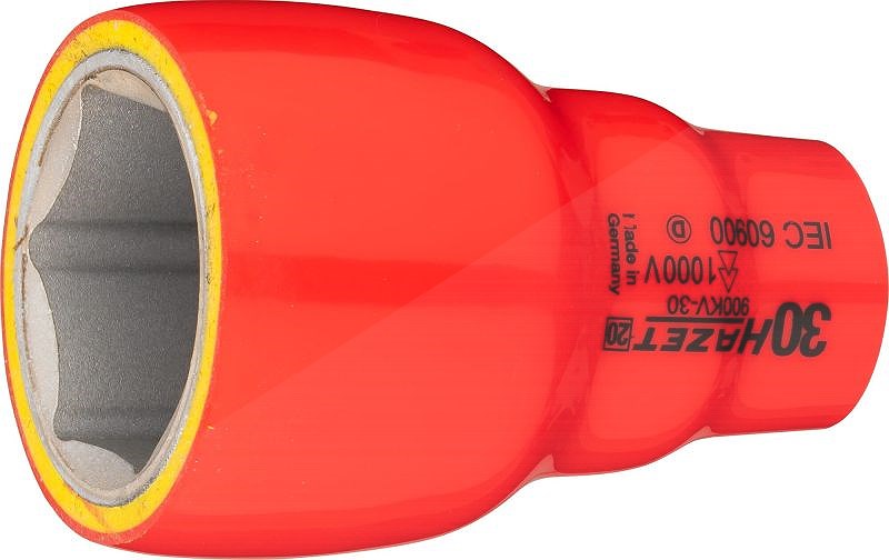 Hazet Steckschlüsseleinsatz - schutzisoliert - 1/2 - Sechskant - 30mm [Hersteller-Nr. 900KV-30]