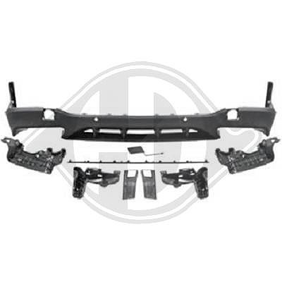 Diederichs Blende, Stoßfänger [Hersteller-Nr. 1656257] für Mercedes-Benz