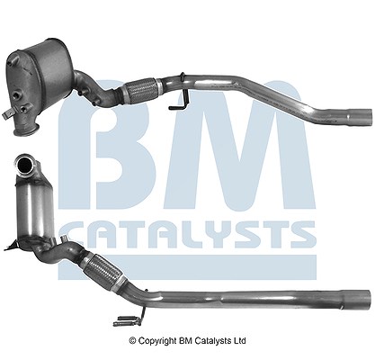 Bm Catalysts Ruß-/Partikelfilter, Abgasanlage [Hersteller-Nr. BM11150] für Seat, Audi, VW