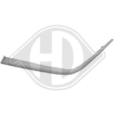 Diederichs Zier-/Schutzleiste, Stoßfänger [Hersteller-Nr. 1670265] für Mercedes-Benz