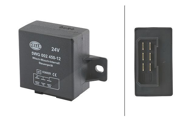 Hella Relais, Wisch-Wasch-Intervall [Hersteller-Nr. 5WG002450-121] für Mercedes-Benz