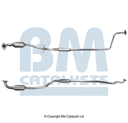Bm Catalysts Katalysator mit Anbauteilen [Hersteller-Nr. BM90727H] für Toyota