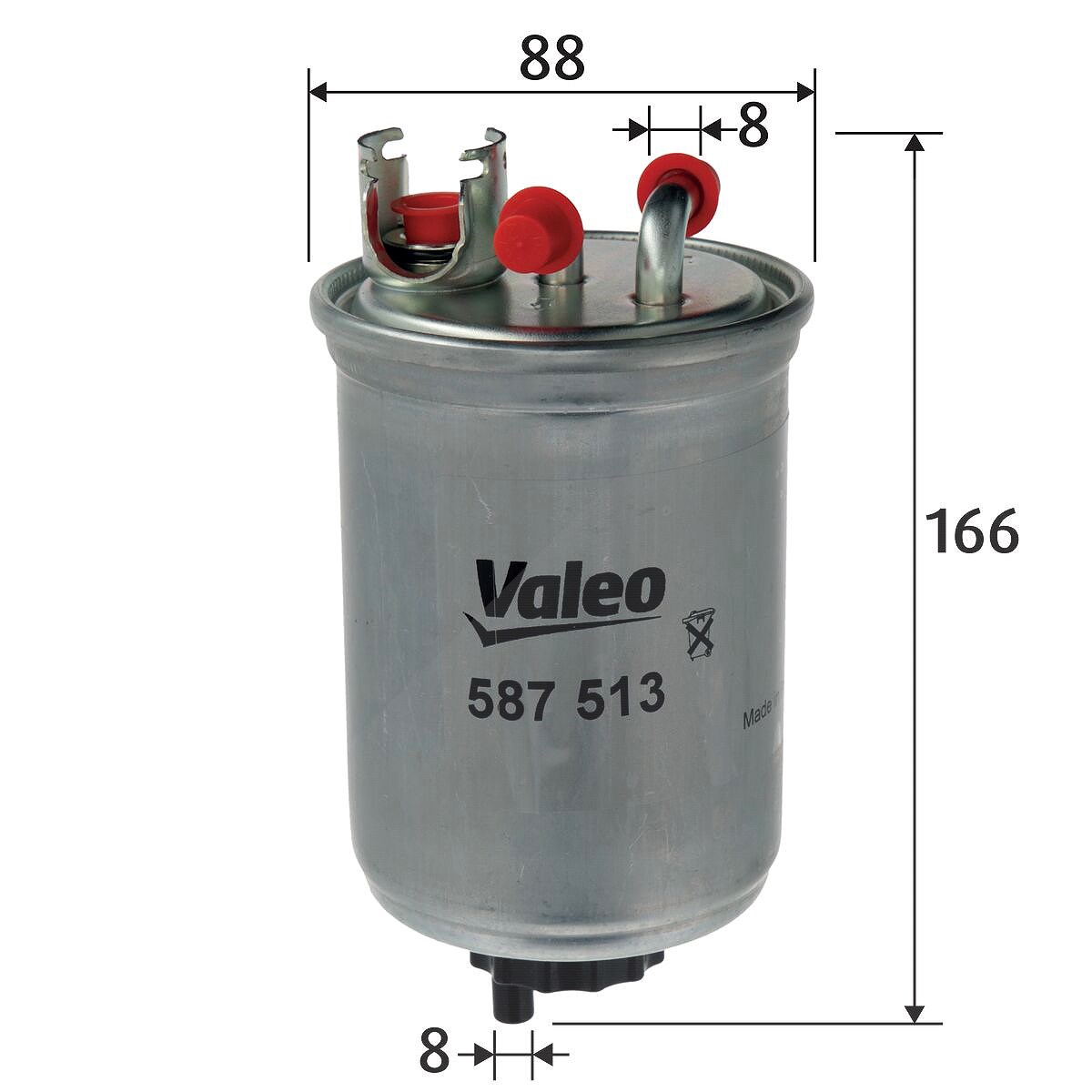 Valeo Kraftstofffilter [Hersteller-Nr. 587513] für VW, Seat