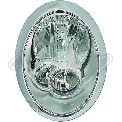 Diederichs Scheinwerfer H7/H7 mit Stellmotor für LWR [Hersteller-Nr. 1205183] für Mini