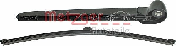 Metzger Autoteile Wischarm mit Kappe + Wischer hinten [Hersteller-Nr. 2190257] für Audi